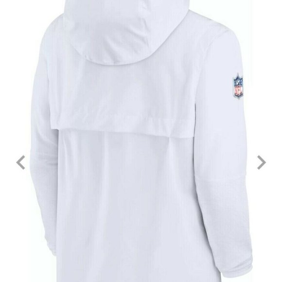 Rare Los Angeles Rams 100% Nike Super Bowl LVI White Diamond Player Media Hoodie - Picture 3 of 4